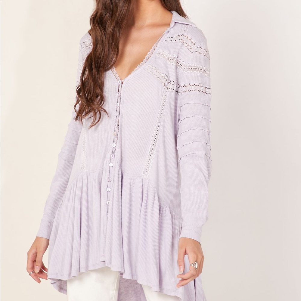 Free People Set to Stun Tunic Top